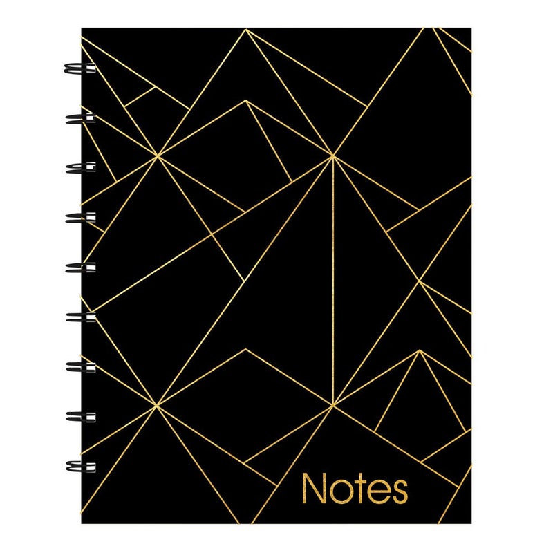 Blueline MiracleBind Notebook, Gold Collection, Black, Small, 9 1/4 x 7 1/4 inches (AF3000.02) - Image 1
